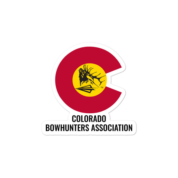 Colorado "C" Sticker w/ Writing