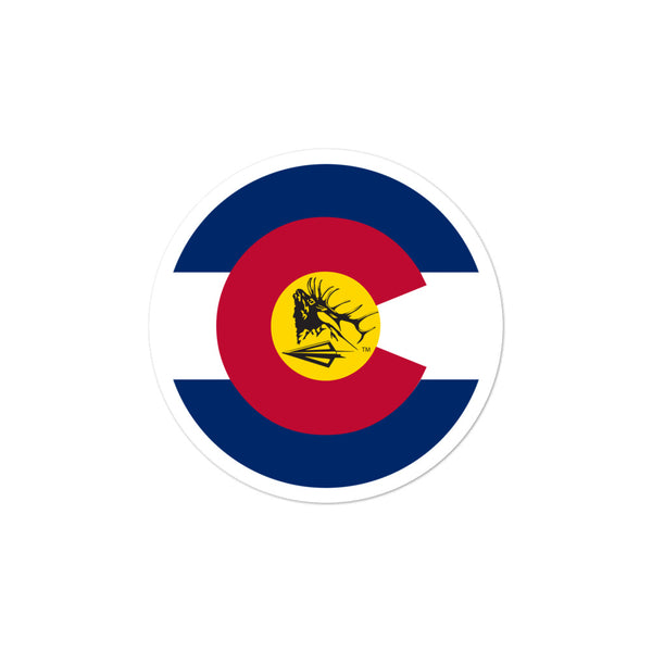 CO Flag Logo Sticker