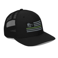 Thin Green Line Trucker Cap