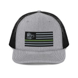 Thin Green Line Trucker Cap