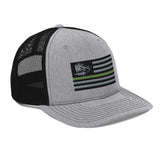 Thin Green Line Trucker Cap