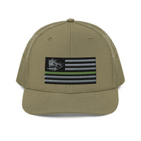 Thin Green Line Trucker Cap