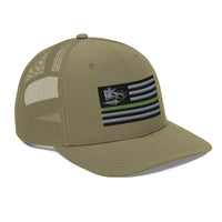 Thin Green Line Trucker Cap